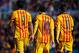 VALENCIA, SPAIN - FEBRUARY 07: Luis Suarez, Lionel Messi and Neymar JR of Barcelona walk on the pitch during the La Liga match between Levante UD and FC Barcelona at Ciutat de Valencia on February 07, 2016 in Valencia, Spain. (Photo by Manuel Queimadelo