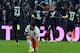 Paris Saint-Germain's Argentinian midfielder Ezequiel Lavezzi reactsat the end of the French L1 football match between Bordeaux and Paris-Saint-Germain on March 15, 2015 at the Chaban-Delmas stadium in Bordeaux, southwestern France. AFP PHOTO / NICOLAS TU