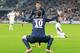 MARSEILLE, FRANCE - FEBRUARY 07: Angel Di Maria of Paris Saint-Germain celebrate his goal of the victory with Zlatan Ibrahimovic during the French Ligue 1 between Olympique de Marseille and Paris Saint-Germain at Stade Velodrome on february 7, 2016 in M