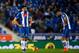 BARCELONA, SPAIN - FEBRUARY 08: Gerard Moreno (L) and Marco Asensio (R) look dejected after Carlos Vela of Real Sociedad de Futbol scored his team's second goal during the La Liga match between RCD Espanyol and Real Sociedad de Futbol at Cornella-El Prat