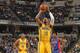 INDIANAPOLIS, IN - FEBRUARY 6: Paul George #13 of the Indiana Pacers shoots a free throw against the Detroit Pistons on February 6, 2016 at Bankers Life Fieldhouse in Indianapolis, Indiana. NOTE TO USER: User expressly acknowledges and agrees that, by do