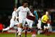 LONDON, ENGLAND - FEBRUARY 09: Daniel Sturridge of Liverpool is chased by Pedro Mba Obiang of West Ham United during the Emirates FA Cup Fourth Round Replay match between West Ham United and Liverpool at Boleyn Ground on February 9, 2016 in London, Engla