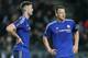 MILTON KEYNES, ENGLAND - JANUARY 31: John Terry (r) and Gary Cahill of Chelsea look on during The Emirates FA Cup Fourth Round match between Milton Keynes Dons and Chelsea at Stadium mk on January 31, 2016 in Milton Keynes, England. (Photo by Pete Norto