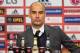 coach Pep Guardiola of Bayern Munich during the Bundesliga match between Bayer 04 Leverkusen and FC Bayern Munich on February 6, 2016 at the BayArena in Leverkusen, Germany.(Photo by VI Images via Getty Images)
