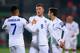 KAUNAS, LITHUANIA - OCTOBER 12: Ross Barkley of England (8) celebrates with Alex Oxlade-Chamberlain as he scores their first goal during the UEFA EURO 2016 qualifying Group E match between Lithuania and England at LFF Stadionas on October 12, 2015 in Kau