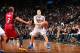 BROOKLYN, NY - JANUARY 26: Bojan Bogdanovic #44 of the Brooklyn Nets handles the ball against Dwyane Wade #3 of the Miami Heat on January 26, 2016 at Barclays Center in the Brooklyn borough of New York City. NOTE TO USER: User expressly acknowledges and