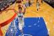 ORLANDO, FL - DECEMBER 20: Mario Hezonja #23 of the Orlando Magic shoots against the Atlanta Hawks during the game on December 20, 2015 at Amway Center in Orlando, Florida. NOTE TO USER: User expressly acknowledges and agrees that, by downloading and or u