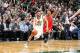 SALT LAKE CITY, UT - FEBRUARY 1: Raul Neto #25 of the Utah Jazz drives to the basket during the game against the Chicago Bulls on February 1, 2016 at EnergySolutions Arena in Salt Lake City, Utah. NOTE TO USER: User expressly acknowledges and agrees that,