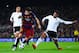 BARCELONA, SPAIN - FEBRUARY 03: Marc Bartra of FC Barcelona competes for the ball with Ruben Vezo of Valencia CF during the Copa del Rey Semi Final first leg match between FC Barcelona and Valencia at Nou Camp on February 3, 2016 in Barcelona, Spain. (P