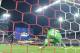 Atletico Madrid's Slovenian goalkeeper Jan Oblak stops a penalty during the UEFA Champions League football match Club Atletico de Madrid vs Bayer Leverkusen at the Vicente Calderon stadium in Madrid on March 17, 2015. AFP PHOTO / PIERRE-PHILIPPE MARCOU
