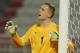 Slovenia's Jan Oblak shouts to his team during their friendly football match against Qatar on March 30, 2015 at the Lekwiya SC Stadium in Doha. AFP PHOTO / AL-WATAN DOHA / KARIM JAAFAR
== QATAR OUT == (Photo credit should read KARIM JAAFAR/AFP/Get