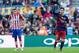 Messi scored a crucial goal against Atletico last month.