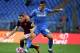 Roma's French defender Lucas Digne (L) vies with Empoli's Argentinian midfielder Leandro Daniel Paredes during the Italian Serie A football match Roma vs Empoli at the Olympic Stadium in Rome on October 17, 2015. AFP PHOTO / FILIPPO MONTEFORTE (Ph