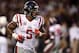 STARKVILLE, MS - NOVEMBER 28: Robert Nkemdiche #5 of the Mississippi Rebels comes off the field during a game against the Mississippi State Bulldogs at Davis Wade Stadium on November 28, 2015 in Starkville, Mississippi. Mississippi defeated Mississippi