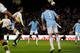 Peter Crouch heads in Tottenham's winner against Manchester City in May 2010. It was the last time the north London club won at the Etihad Stadium.
