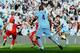 Sergio Aguero fires in one of the most famous and important goals in English football history.