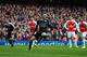Vardy's penalty put Leicester in front.
