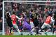 Welbeck rose highest to head Arsenal in front.