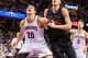 CLEVELAND, OH - JANUARY 27: Timofey Mozgov #20 of the Cleveland Cavaliers boxes out Alex Len #21 of the Phoenix Suns during the second half at Quicken Loans Arena on January 27, 2016 in Cleveland, Ohio. The Cavaliers defeated the Suns 115-93. NOTE TO USER
