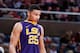 AUBURN, AL - FEBRUARY 2: Ben Simmons #25 of the LSU Tigers looks on against the Auburn Tigers during the game at Auburn Arena on February 2, 2016 in Auburn, Alabama. LSU defeated Auburn 80-68. (Photo by Joe Robbins/Getty Images)