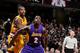 CLEVELAND, OH - FEBRUARY 10: Brandon Bass #2 of the Los Angeles Lakers boxes out against the Cleveland Cavaliers on February 10, 2016 at Quicken Loans Arena in Cleveland, Ohio. NOTE TO USER: User expressly acknowledges and agrees that, by downloading and