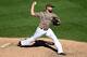 SAN DIEGO, CA - SEPTEMBER 27: James Shields #33 of the San Diego Padres pitches during the game against the Arizona Diamondbacks at Petco Park on September 27, 2015 in San Diego, California. (Photo by Andy Hayt/San Diego Padres/Getty Images)