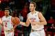 COLLEGE PARK, MD - JANUARY 19: Jake Layman #10 of the Maryland Terrapins handles the ball against the Northwestern Wildcats at Xfinity Center on January 19, 2016 in College Park, Maryland. (Photo by G Fiume/Maryland Terrapins/Getty Images)
