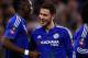 LONDON, ENGLAND - FEBRUARY 21: Bertrand Traore of Chelsea is congratulated by teammate Eden Hazard (R) after scoring his team's fifth goal during The Emirates FA Cup fifth round match between Chelsea and Manchester City at Stamford Bridge on February 21,