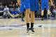 Feb 23, 2016; Philadelphia, PA, USA; Orlando Magic forward Aaron Gordon (00) walks back to the bench after blowing out his sneaker during game play in the second half against the Philadelphia 76ers at Wells Fargo Center. The Orlando Magic won 124-115. Man