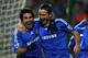 HULL, UNITED KINGDOM - OCTOBER 29: Frank Lampard of Chelsea celebrates scoring the opening goal with team mate Deco (L) during the Barclays Premier League match between Hull City and Chelsea at The KC Stadium on October 29, 2008 in Hull, England. (Photo