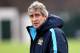 Manchester City's Chilean manager Manuel Pellegrini takes part in a training session in Manchester on February 26, 2016, ahead of the English League Cup Final against Liverpool at Wembley Stadium on Sunday February 28, 2016. / AFP / PAUL ELLIS / RESTRICT