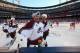 DENVER, CO - FEBRUARY 26: Goalie Patrick Roy #33 of the Colorado Avalanche warms up prior to facing the Detroit Red Wings during the 2016 Coors Light Stadium Series Alumni Game at Coors Field on February 26, 2016 in Denver, Colorado. (Photo by Doug Pens
