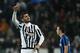 Juventus' Spanish forward Alvaro Morata (R) celebrates after scoring during the Italian Serie A football match Juventus Vs Inter Milan on February 28, 2016 at the 'Juventus Stadium' in Turin. / AFP / MARCO BERTORELLO (Photo credit should read