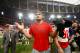 GLENDALE, AZ - JANUARY 01: Defensive lineman Joey Bosa #97 of the Ohio State Buckeyes reacts as he walks off the field after defeating the Notre Dame Fighting Irish 44-28 in the BattleFrog Fiesta Bowl at University of Phoenix Stadium on January 1, 2016 i