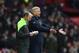 MANCHESTER, ENGLAND - FEBRUARY 28: Arsene Wenger, Manager of Arsenal reacts during the Barclays Premier League match between Manchester United and Arsenal at Old Trafford on February 28, 2016 in Manchester, England. (Photo by Laurence Griffiths/Getty Im