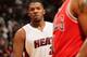 MIAMI, FL - MARCH 1: Joe Johnson #2 of the Miami Heat during the game against the Chicago Bulls on March 1, 2016 at American Airlines Arena in Miami, Florida. NOTE TO USER: User expressly acknowledges and agrees that, by downloading and or using this Phot