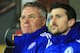 NORWICH, ENGLAND - MARCH 01: Guus Hiddink (L) interim manager of Chelsea is seen prior to the Barclays Premier League match between Norwich City and Chelsea at Carrow Road on March 1, 2016 in Norwich, England. (Photo by Stephen Pond/Getty Images)