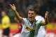 Moenchengladbach's Swiss midfielder Granit Xhaka reacts during the German first division Bundesliga football match Borussia Moenchengladbach vs 1. FC Cologne in Moenchengladbach , western Germany, on February 20, 2016. / AFP / PATRIK STOLLARZ / RESTRICTI