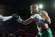LAS VEGAS, NV - MARCH 2: UFC featherweight champion Conor McGregor holds an open training session for fans and media at the Jabbawockeez Theater in the MGM Grand Hotel/Casino on March 2, 2016 in Las Vegas, Nevada. (Photo by Brandon Magnus/Zuffa LLC/Zuf