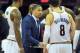 Jan 23, 2016; Cleveland, OH, USA; Cleveland Cavaliers head coach Tyronn Lue (C) huddles with his team during the fourth quarter against the Chicago Bulls at Quicken Loans Arena. The Bulls won 96-83. Mandatory Credit: Ken Blaze-USA TODAY Sports