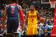 WASHINGTON, DC - FEBRUARY 28: Kyrie Irving #2 of the Cleveland Cavaliers handles the ball against the Washington Wizards on February 28, 2016 at Verizon Center in Washington, DC. NOTE TO USER: User expressly acknowledges and agrees that, by downloading