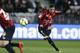 Nice's French forward Hatem Ben Arfa shoots the ball during the French L1 football match Nice (OGC Nice) vs Troyes (ESTAC) on March 5, 2016 at the 'Allianz Riviera' stadium in Nice, southeastern France. AFP PHOTO / VAERY HACHE / AFP / VALERY HACHE