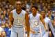 The best seventh man in the country, Theo Pinson (left), and a highly touted freshman who barely plays (Kenny Williams)