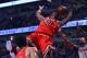 Mar 5, 2016; Chicago, IL, USA; Chicago Bulls guard Jimmy Butler (21) misses a dunk against the Houston Rockets during the second quarter at the United Center. Mandatory Credit: Mike DiNovo-USA TODAY Sports