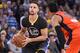 OAKLAND, CA - FEBRUARY 06: Stephen Curry #30 of the Golden State Warriors looks to shoot over Russell Westbrook #0 of the Oklahoma City Thunder during an NBA basketball game at ORACLE Arena on February 6, 2016 in Oakland, California. NOTE TO USER: User e