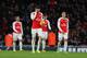 LONDON, ENGLAND - MARCH 02 : A dejected looking Olivier Giroud of Arsenal with his team mates during the Barclays Premier League match between Arsenal and Swansea City at the Emirates Stadium on March 02, 2016 in London, England. (Photo by Catherine Ivi