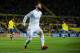 LAS PALMAS, SPAIN - MARCH 13: Sergio Ramos of Real Madrid CF celebrates scoring their opening goal during the La Liga match between UD Las Palmas and Real Madrid CF at Estadio de Gran Canaria on March 13, 2016 in Las Palmas, Spain. (Photo by Gonzalo Arr