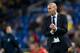 LAS PALMAS, SPAIN - MARCH 13: Head coach Zinedine Zidane of Real Madrid CF encourages his team during the La Liga match between UD Las Palmas and Real Madrid CF at Estadio de Gran Canaria on March 13, 2016 in Las Palmas, Spain. (Photo by Gonzalo Arroyo M