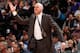 DENVER, CO - MARCH 06: Head coach Rick Carlisle of the Dallas Mavericks leads his team against the Denver Nuggets at Pepsi Center on March 6, 2016 in Denver, Colorado. The Nuggets defeated the Mavericks 116-114 in overtime. NOTE TO USER: User expressly a