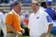 Tennessee head coach Butch Jones (left) and Florida head coach Jim McElwain (right)